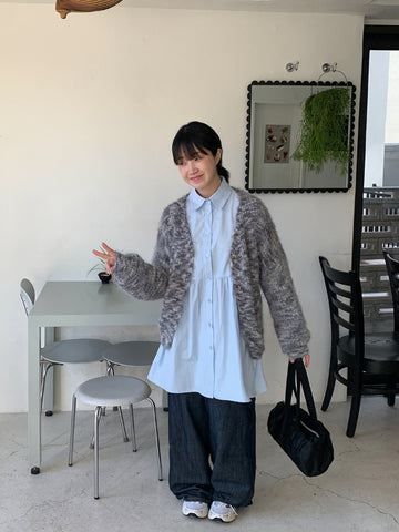 Hint shirt midi one piece